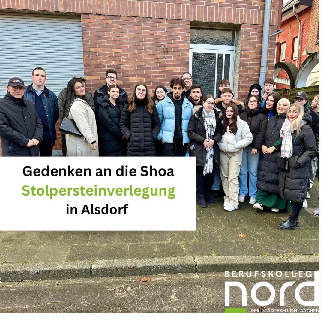 Read more about the article Stolpersteinverlegung in Alsdorf – Gedenken an die Shoa
