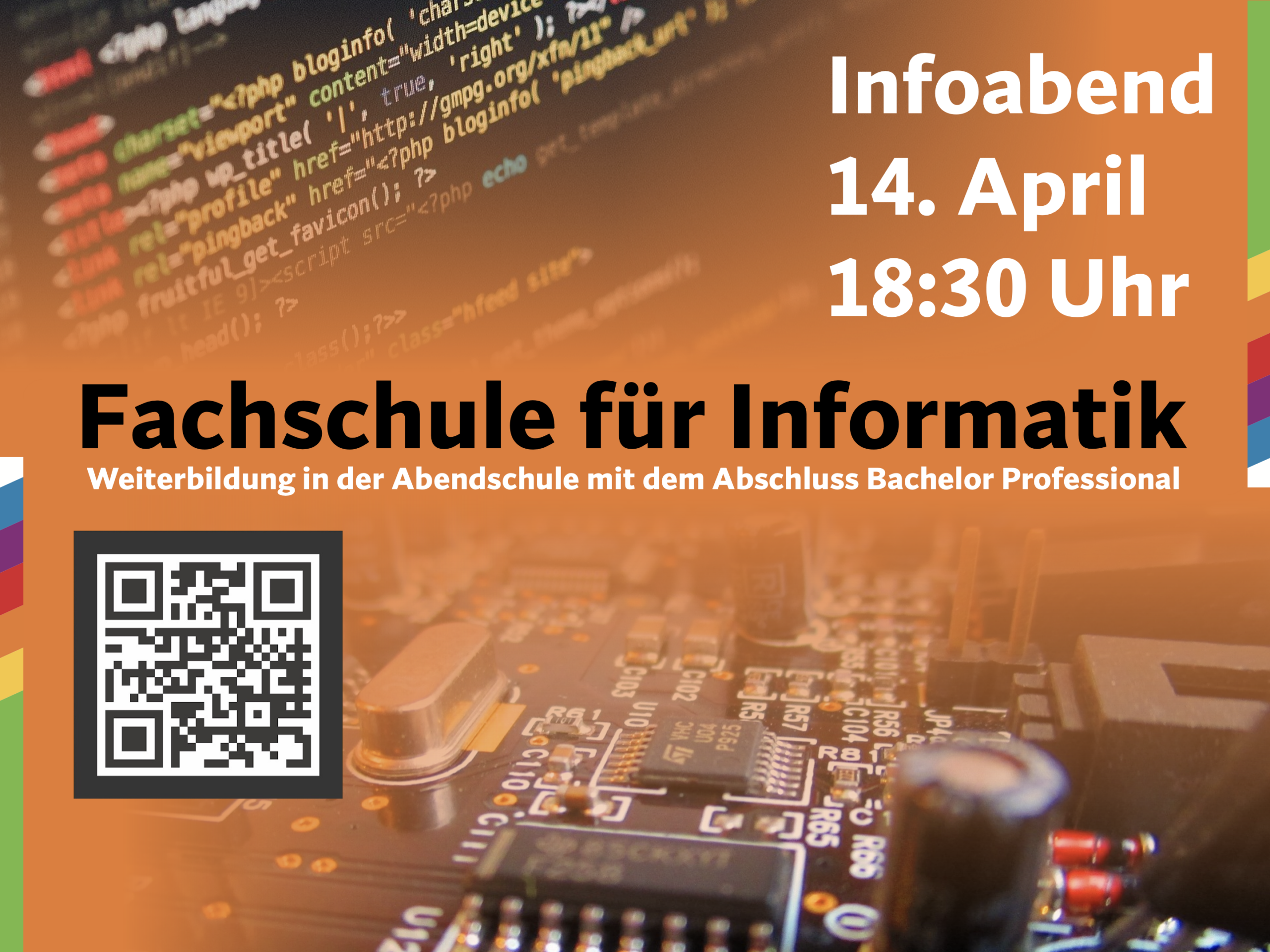 Mehr über den Artikel erfahren Informationsveranstaltung zur Fachschule für Informatik,  eine Weiterbildung mit Abschluss Bachelor Professional