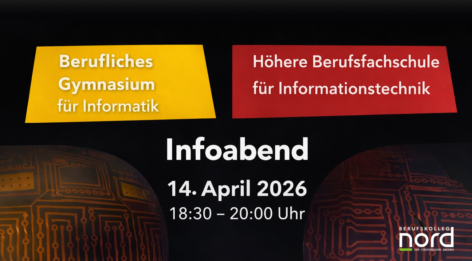 Mehr über den Artikel erfahren Infoabend für das Berufliche Gymnasium Informatik und die Höhere Berufsfachschule für Informationstechnik
