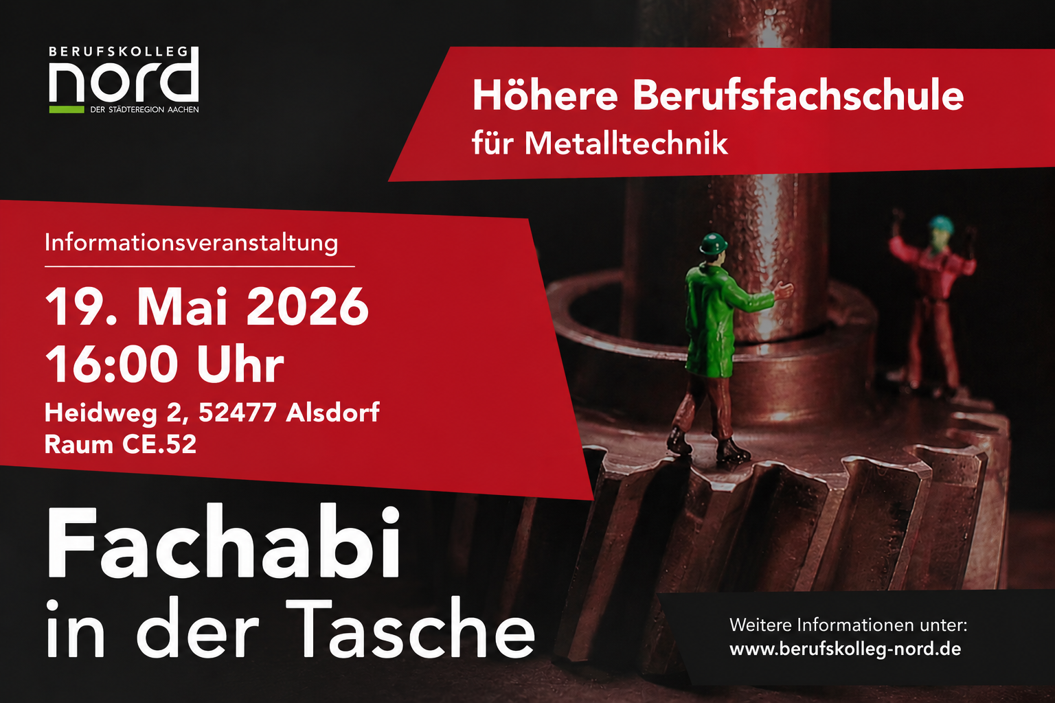 Mehr über den Artikel erfahren Informationsveranstaltung der Höheren Berufsfachschule Metalltechnik