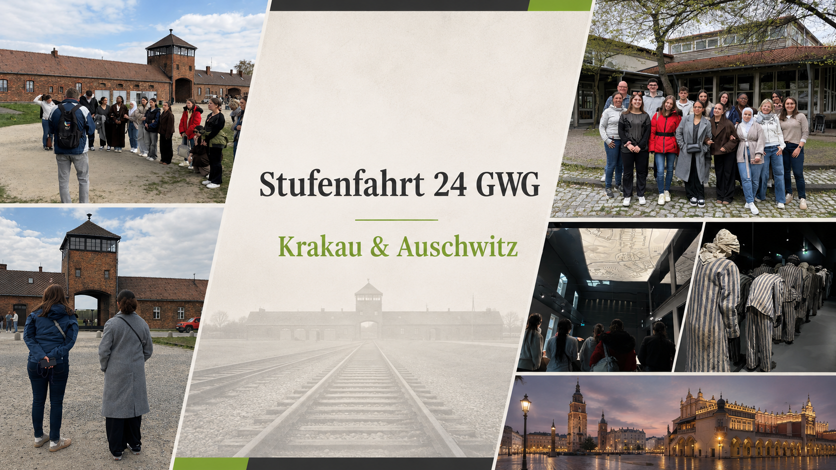 Mehr über den Artikel erfahren Stufenfahrt der 24 GWG nach Krakau und Auschwitz