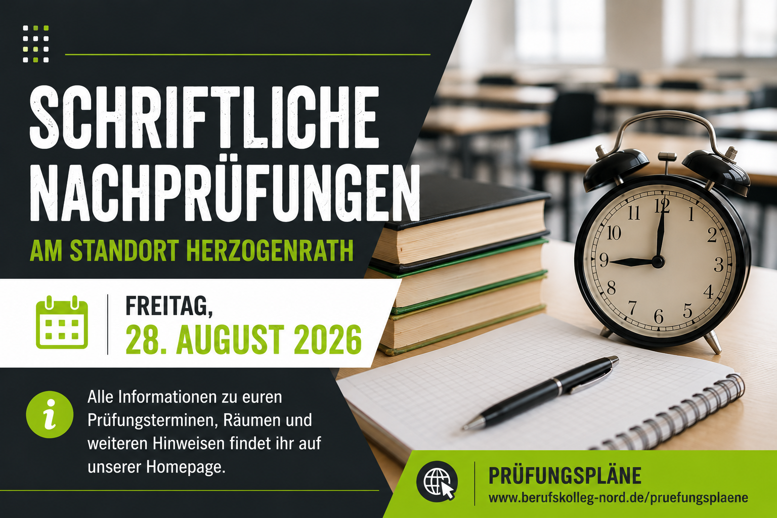 Mehr über den Artikel erfahren Mündlich Nachprüfungen